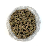 PUFFY High Society is a premium hybrid THCa strain born from the potent cross of GMO and Biscotti. This luxurious cultivar offers a richly earthy and woody aroma, evoking the scent of fresh forest soil and aged cedar, layered with subtle notes of warm spice. Its flavor profile is smooth and indulgent creamy with a nutty finish that lingers on the tongue. Visually, the buds are dense and frosty, showcasing deep purple and green hues, vibrant orange hairs, and a thick, sparkling coat of trichomes. Consumers o